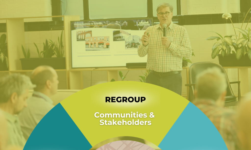 Matt Colledge speaking at a workshop